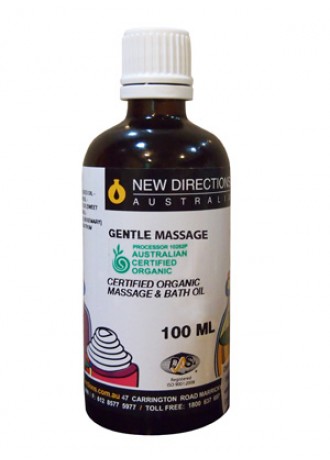 Certified Organic Massage Oil & Bath Oil  Gentle Massage